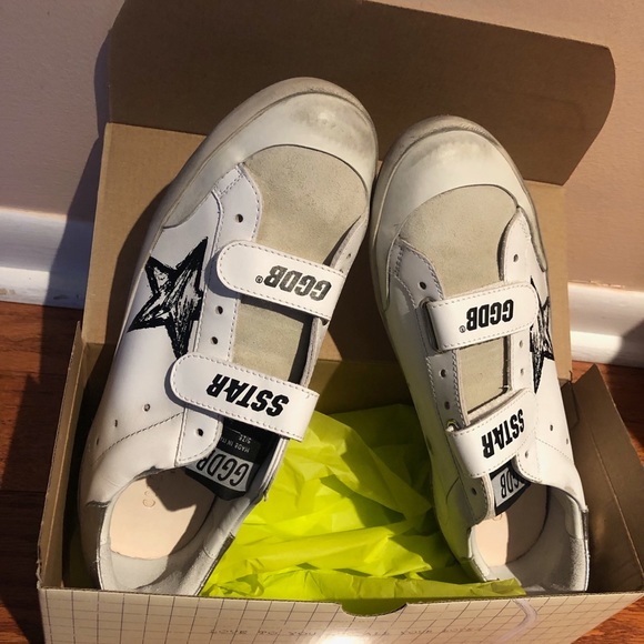 GOLDEN GOOSE Old School Superstar Sneakers BRAND NEW - Picture 7 of 14
